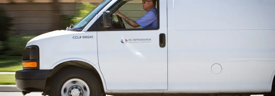 KIC Refrigeration service vehicle serving Neosho area