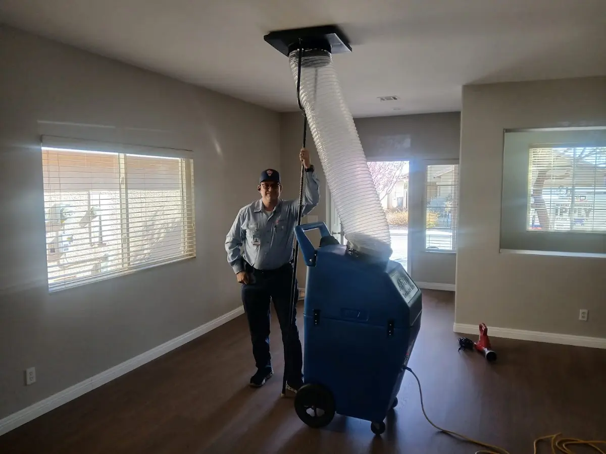Professional Dryer Vent Cleaning work inside a Neosho home